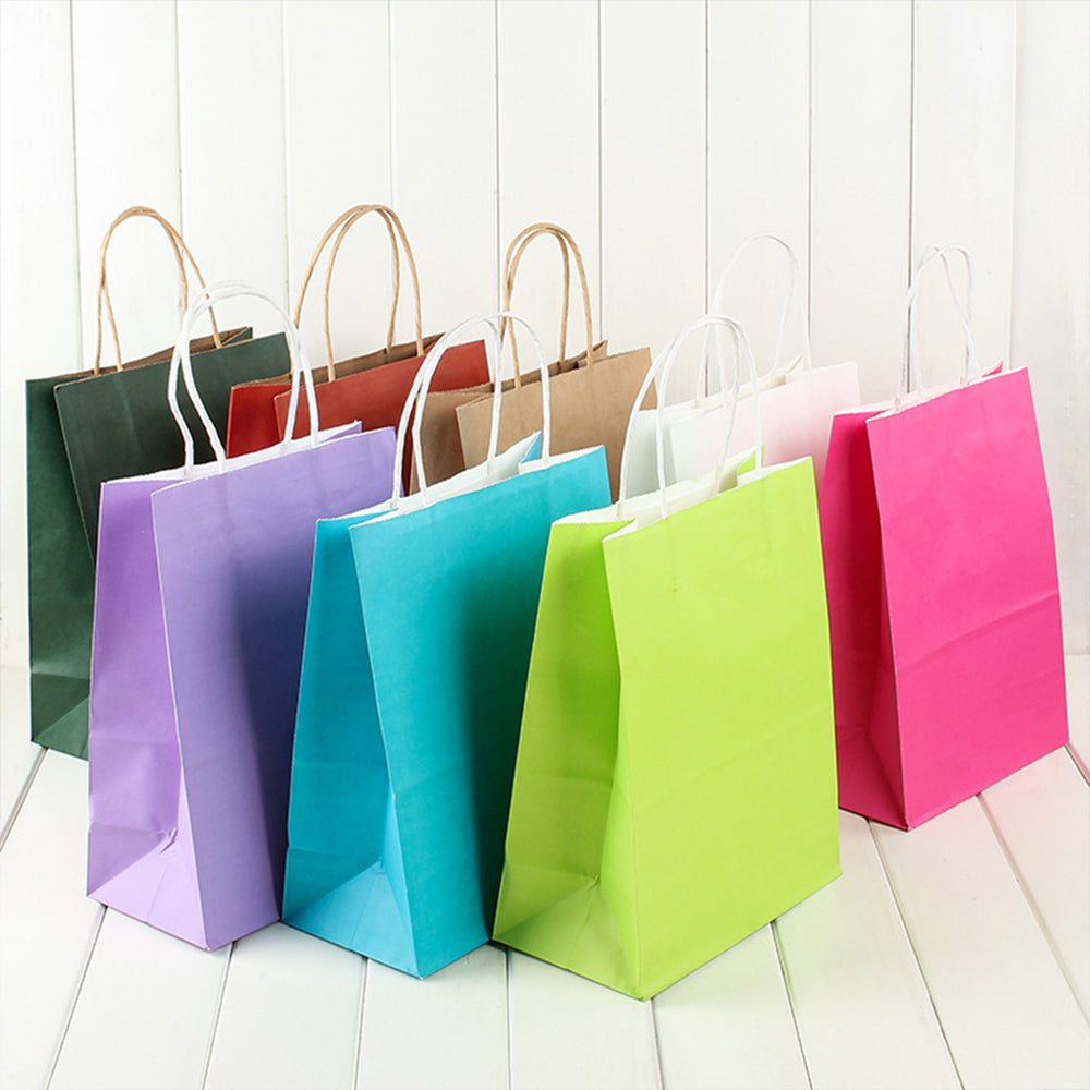 Multi-color Kraft Paper Gift Bag | 多色環保牛皮紙袋禮物袋 BG34-84