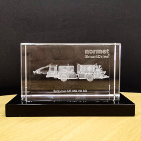 [Case Studies]Normet | 3D Crystal Engraved Decoration