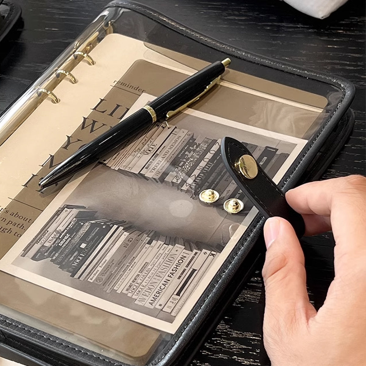 A5 loose-leaf notebook detachable simple ins book| a5活頁筆記本可拆卸簡約ins本子BG08-23