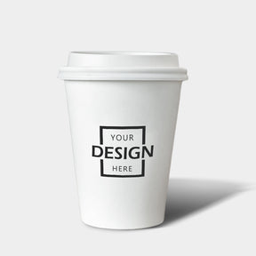 Plastic Free Eco-friendly White Paper Cups | 環保無塑熱飲紙杯 BG17-38