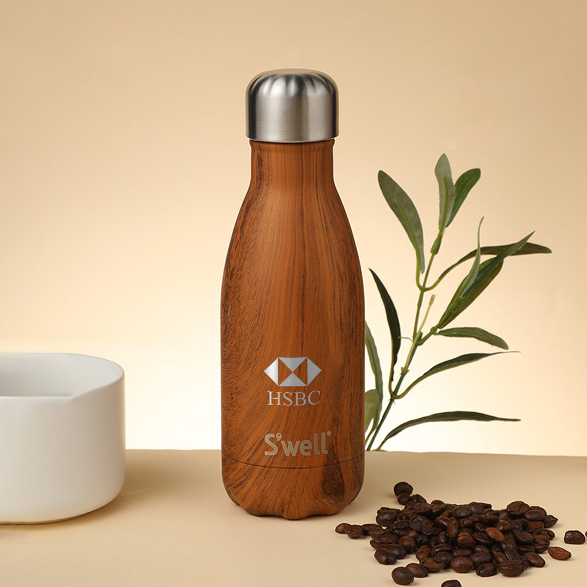Swell| 保溫杯經典瓶木紋咖啡水杯BG04-13