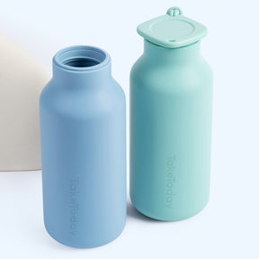 Silicone Folding Leak Proof Bottle | 600ml 矽膠折叠大容量水樽 BG26-145