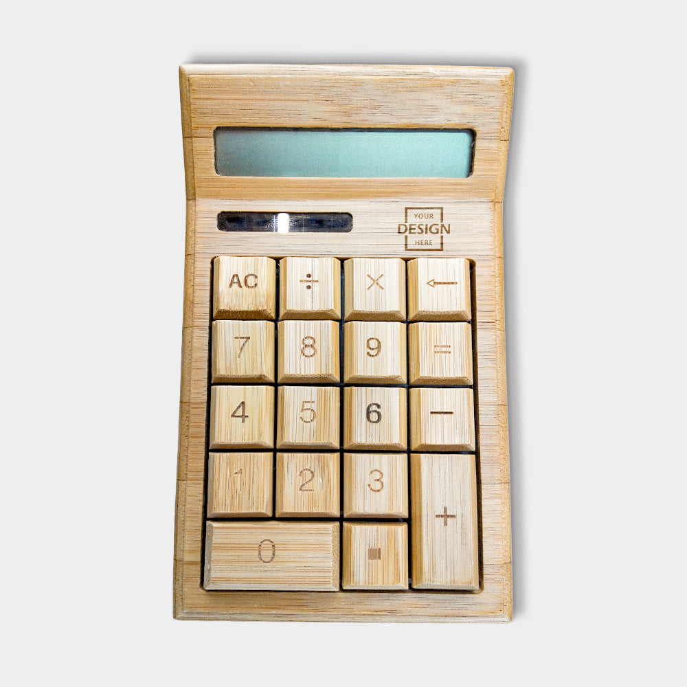 ECO-friendly Solar Bamboo Calculator | 太陽能竹木面板計算機 BG28-55
