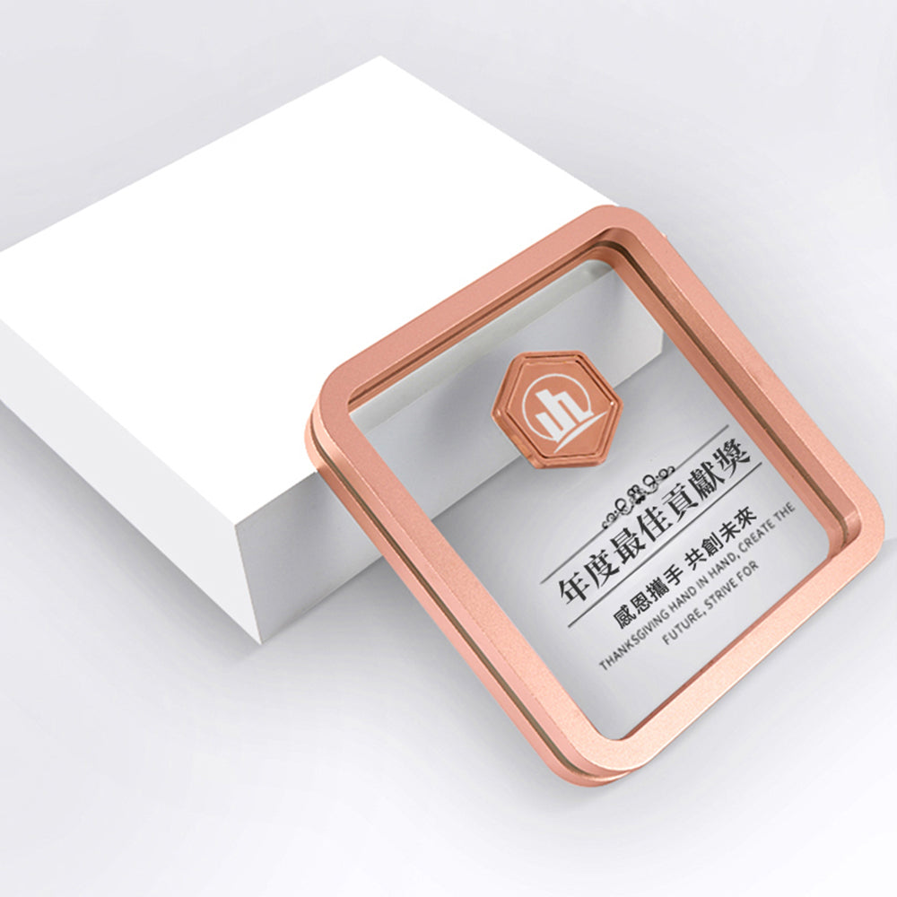 Square Crystal Metal Trophy | 方形金屬水晶榮譽獎座 BG20-72