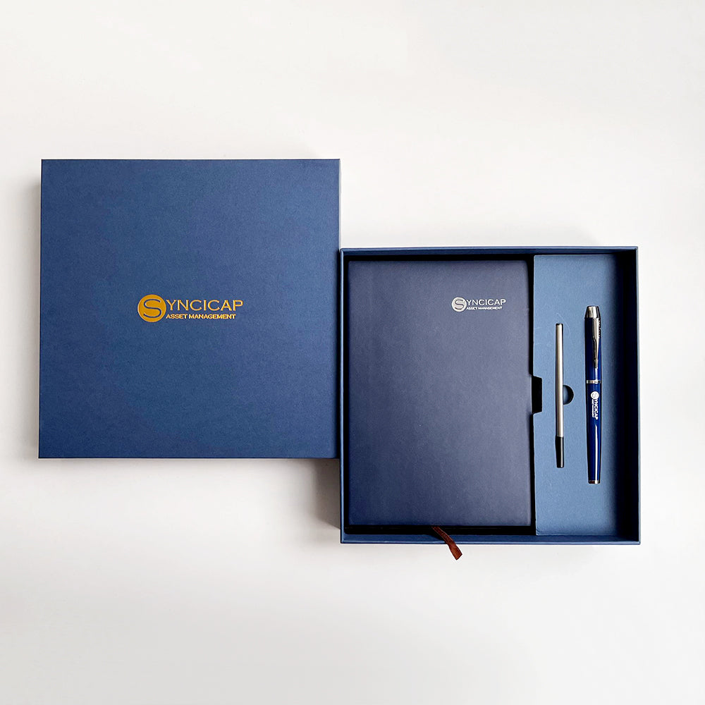 [Case Studies]Syncicap | PU Leather Business Notebook & Pen Set