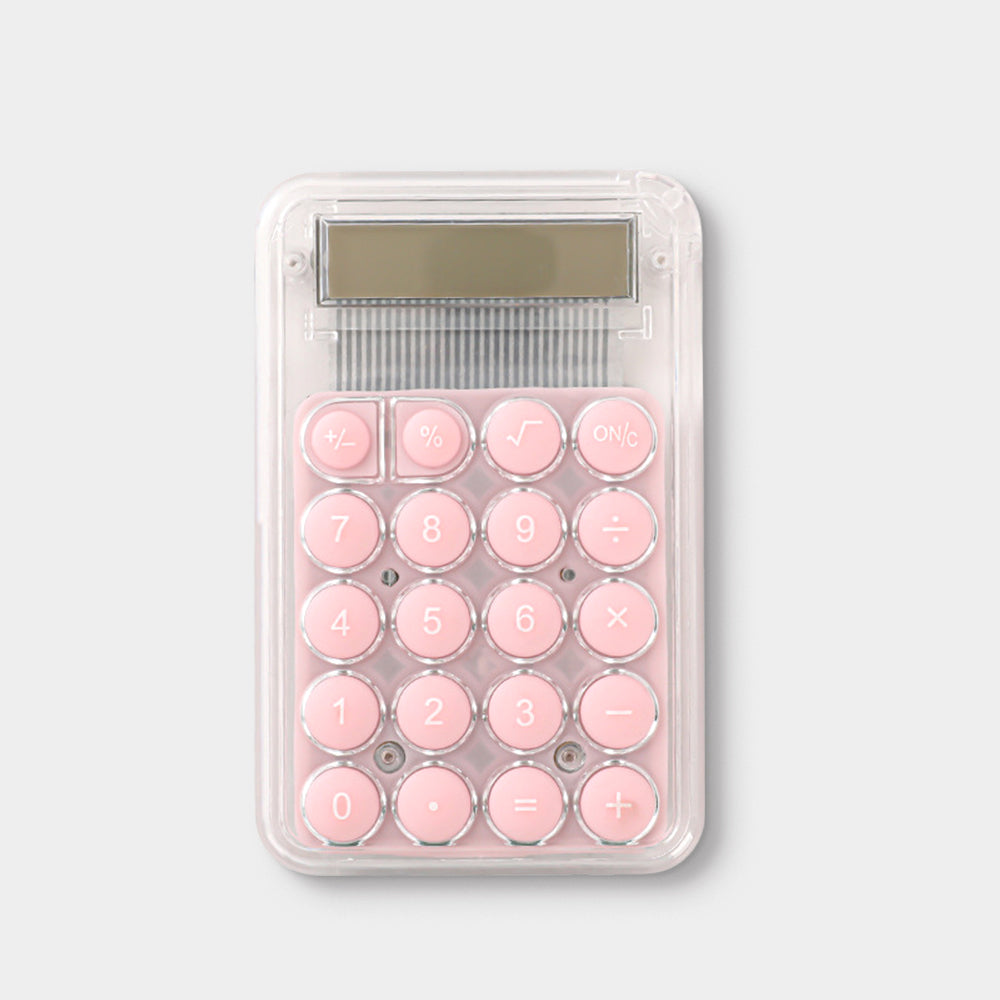 Transparent Silicone Calculator | 矽膠掣透明計算機 BG28-53