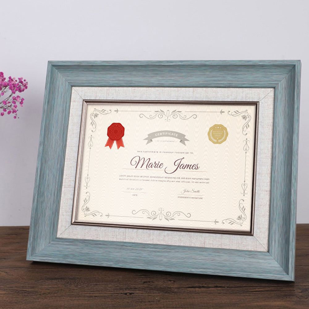 Vintage Wooden Certificate Trophy Frame | 復古原木榮譽證書獎狀框 BG20-56