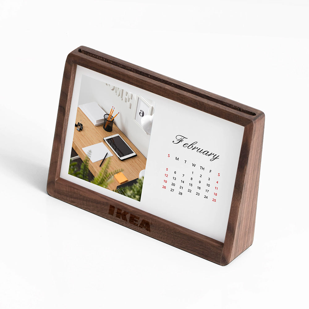 Wooden Frame Photo Calendar | 2025新年木框相片月曆 BG22-86