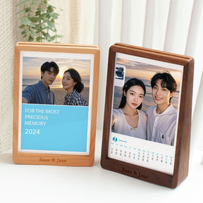 Wooden Frame Photo Calendar | 2025新年木框相片月曆 BG22-86