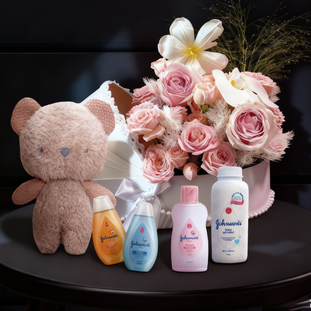 baby花籃 baby禮籃 嬰兒禮物 彌月禮盒套裝