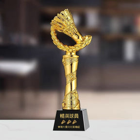 badminton metal trophy | 羽毛球金屬獎座 BG20-88