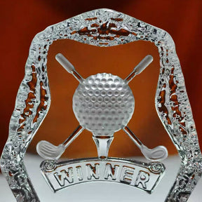 golf crystal trophy |高爾夫球賽水晶獎座 BG20-91