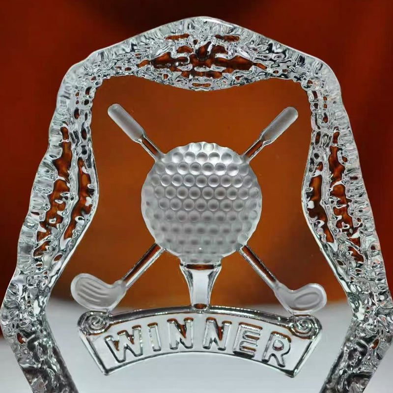 golf crystal trophy |高爾夫球賽水晶獎座 BG20-91