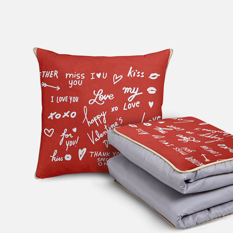 Customized Folding Quilt Pillow | 客製短毛絨摺叠被抱枕