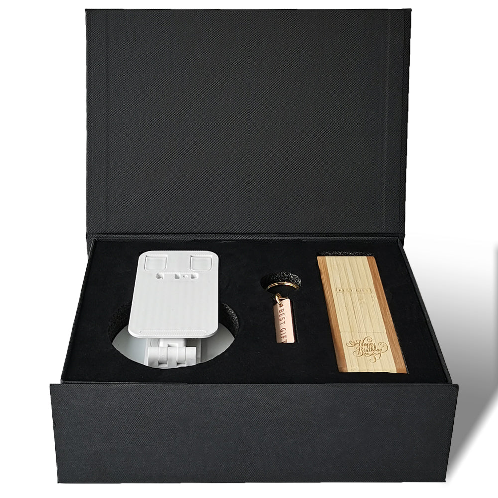 Environmentally friendly wooden pen mobile phone holder gift box BG19-20