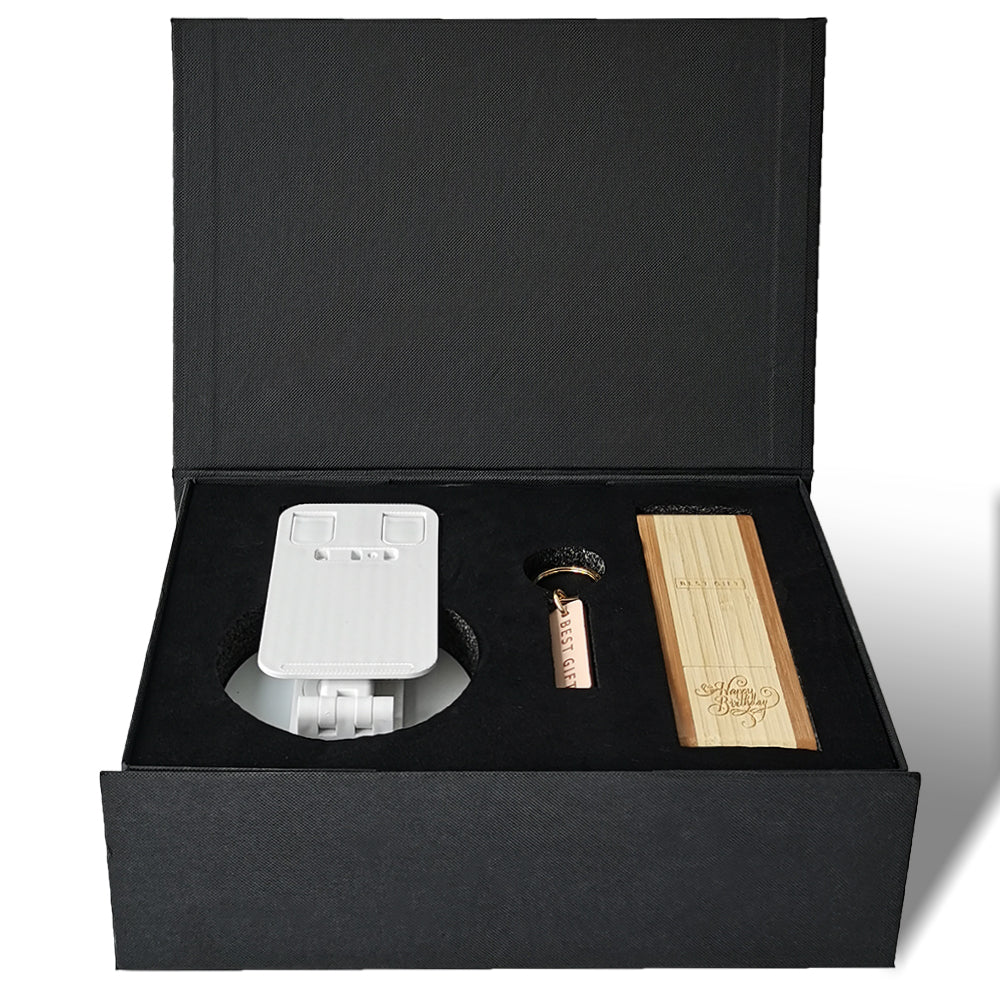 Environmentally friendly wooden pen mobile phone holder gift box