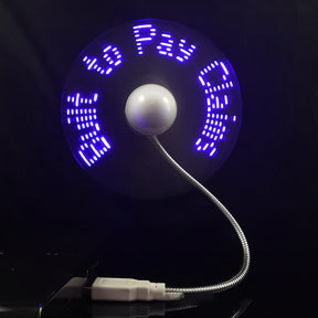 USB advertising LED light-emitting small fan USB款廣告LED發光風扇BG28-43