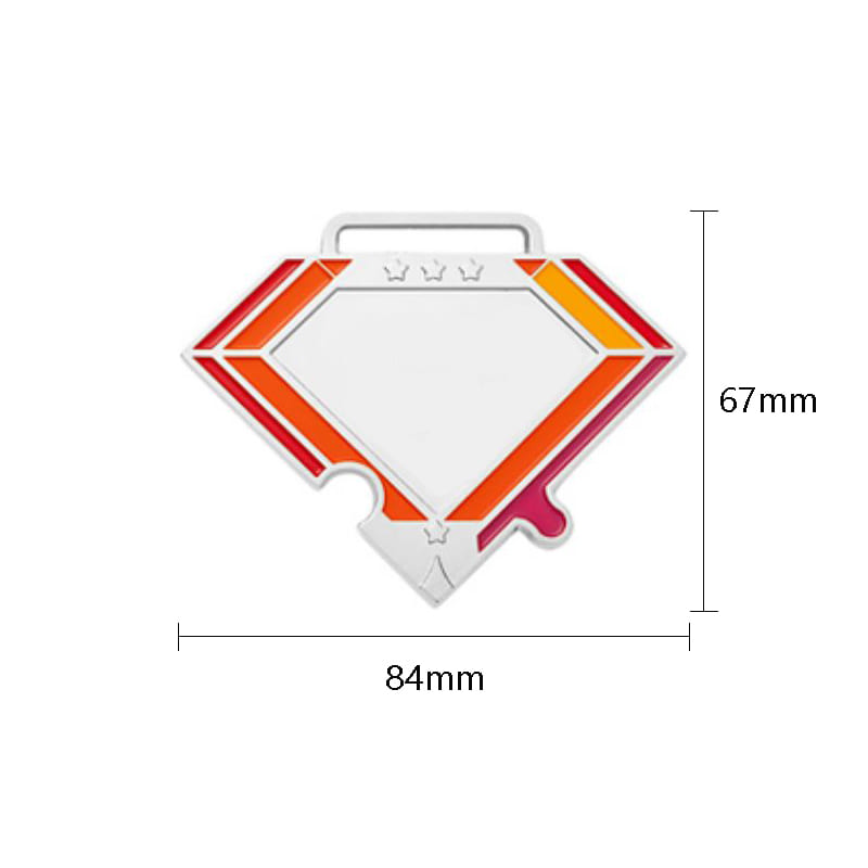 Four-in-one diamond  shape spliced metal medal 四合一拼接金屬獎牌 BG20-42