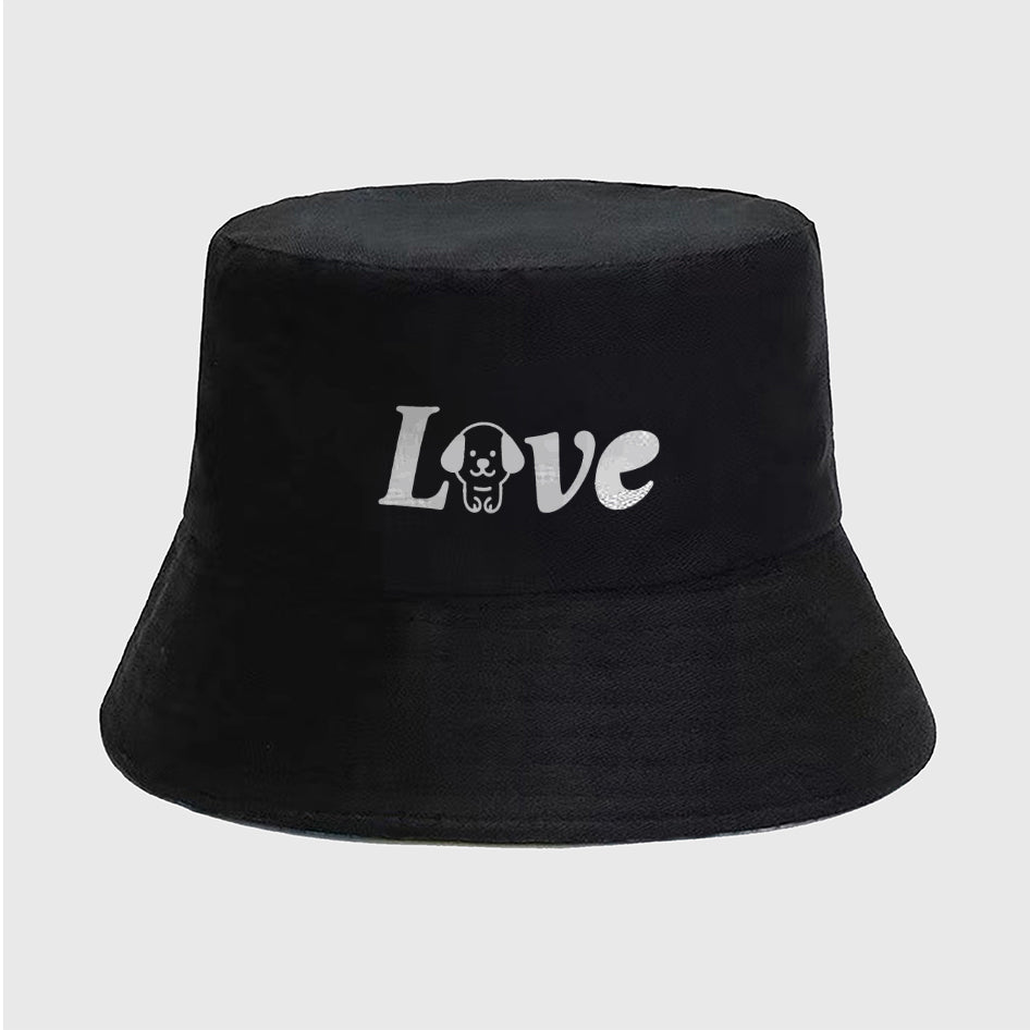 【Gift Shop × Custom Bucket Hat】時尚防風防曬帽, LOVE