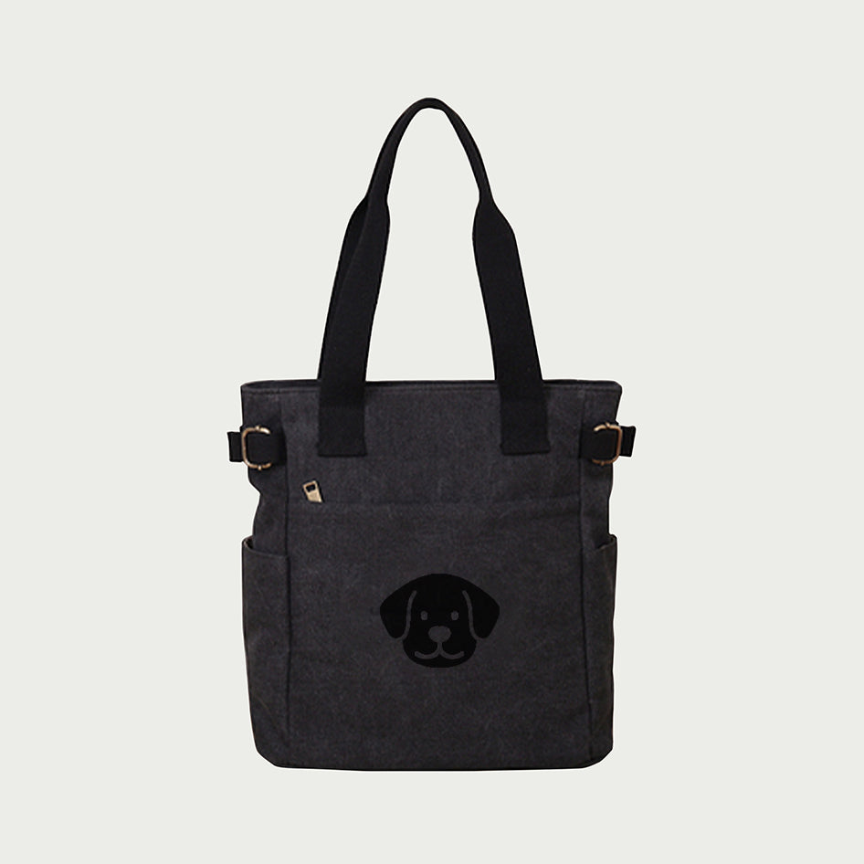 【Gift Shop ×Literary Canvas Bag】文藝帆布包單肩大容量日系純色帆布袋BG01-9
