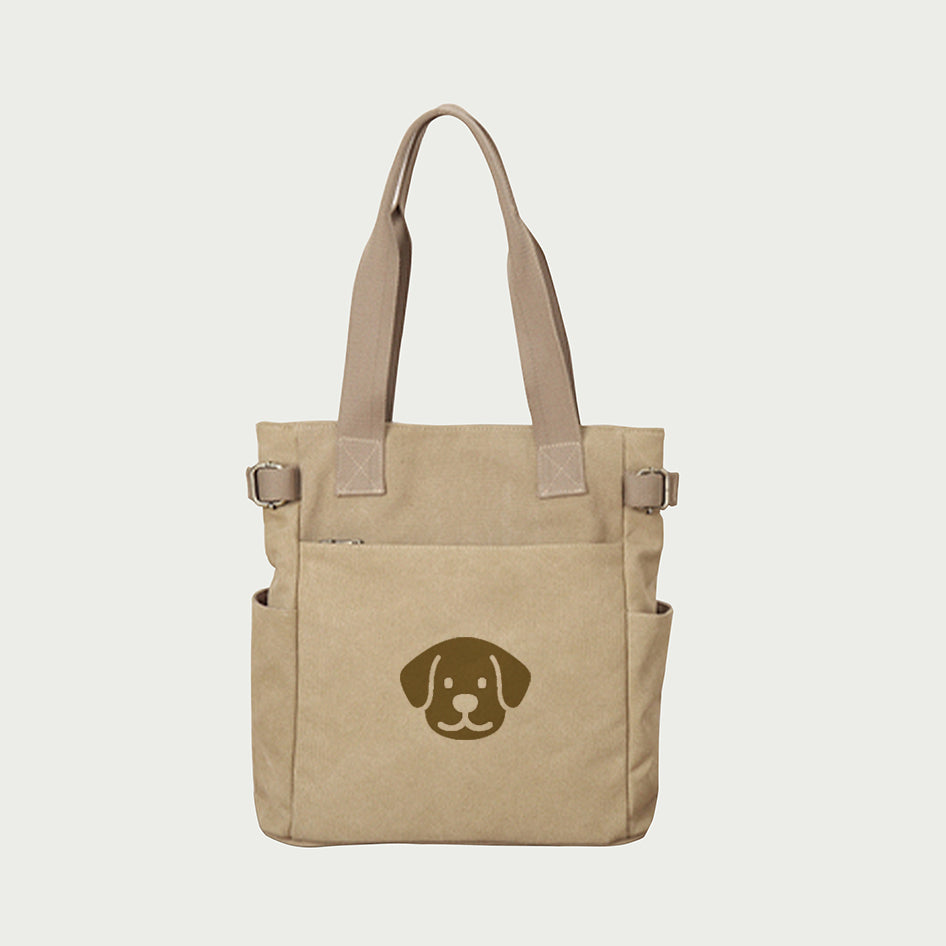 【Gift Shop ×Literary Canvas Bag】文藝帆布包單肩大容量日系純色帆布袋BG01-9
