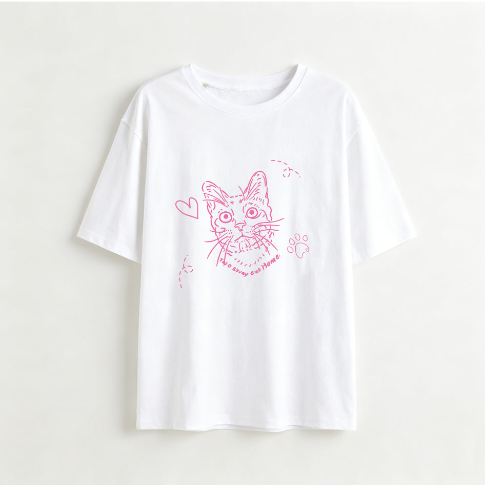 【Love Gift × Custom T-Shirts】愛心貓貓T-Shirt 大量訂製團購