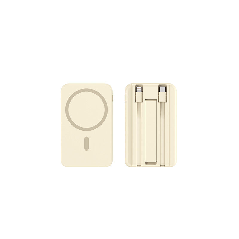 企業禮品訂製 磁吸大容量快充充電寶 無線快充+折疊支架 可訂製Logo