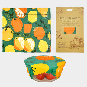 Customize Eco-friendly Beeswax Food Wraps Set (3pcs) | 客製化花紋環保全棉蜜蠟布 BG17-33