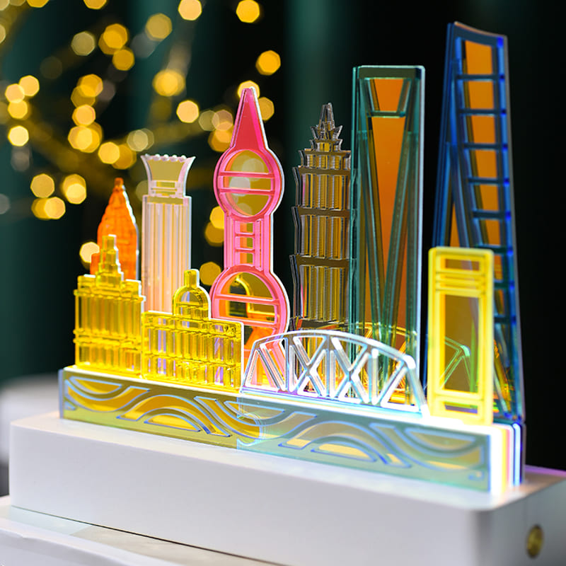 City style acrylic lamp immigration gift | 城市造型亞克力夜燈移民禮物 BG23-204