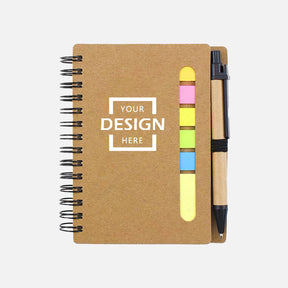 Notebook with notes customized company logo business gift BG22-63