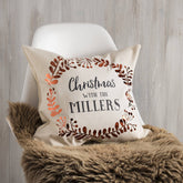 Copper Christmas Cushion | 客製化聖誕枕頭 訂製人名logo企業禮品