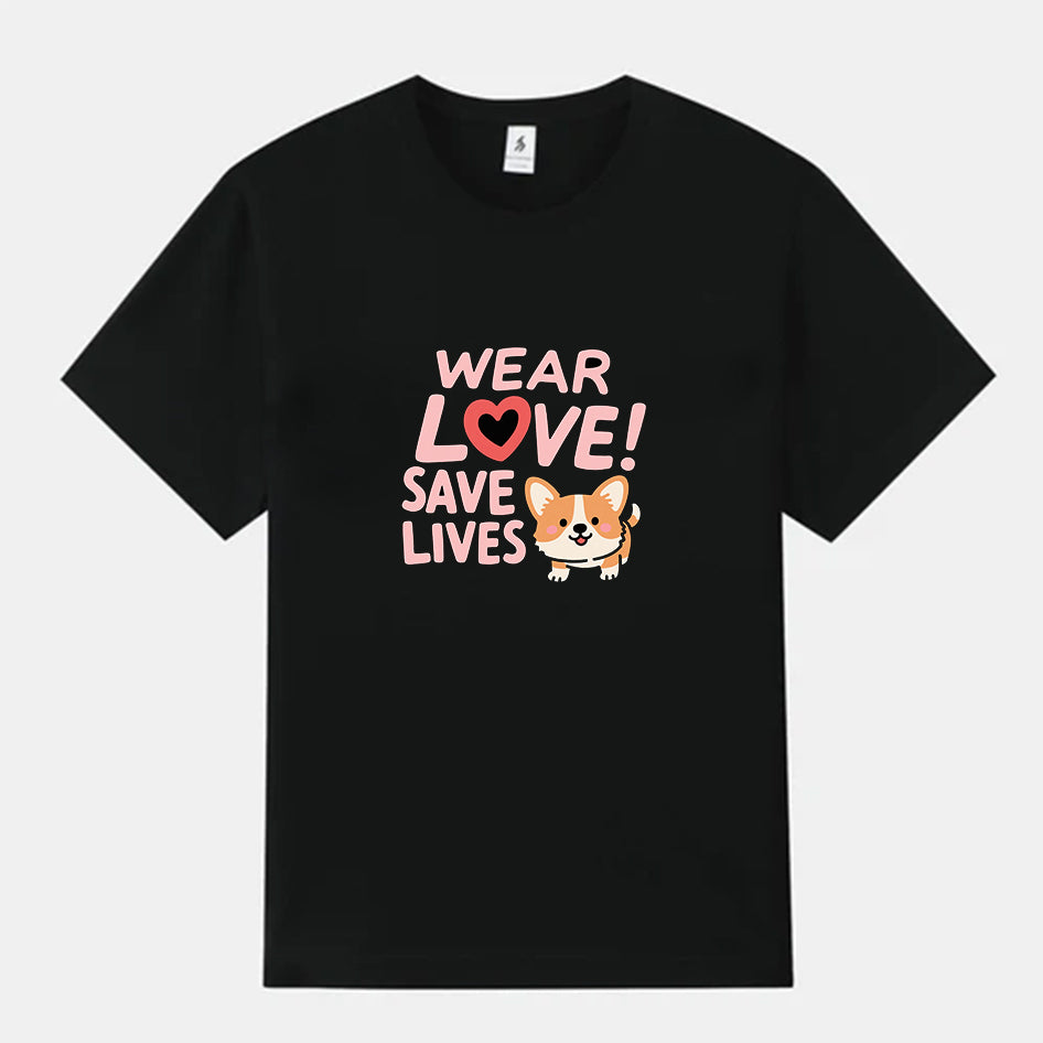 【香港動物拯救會 × 限量公益T賉】愛心穿搭・拯救生命 Wear Love, Save Lives 大量訂製團購 Bulk Custom