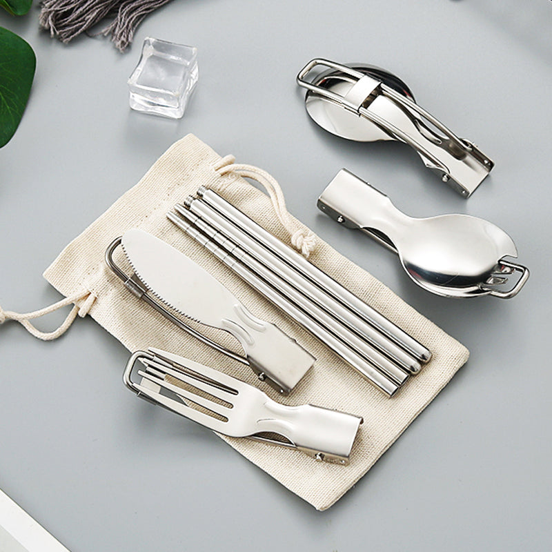 304 stainless steel folding tableware corporate gift for dad