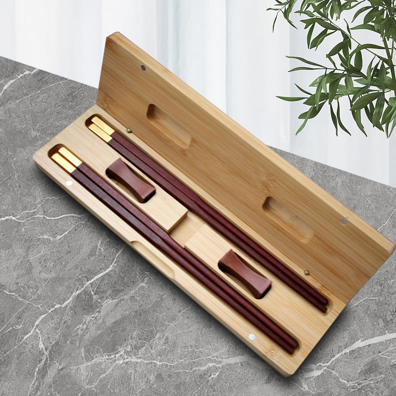 Environmentally friendly wooden chopsticks gift box for friends and company as gifts BG25-17