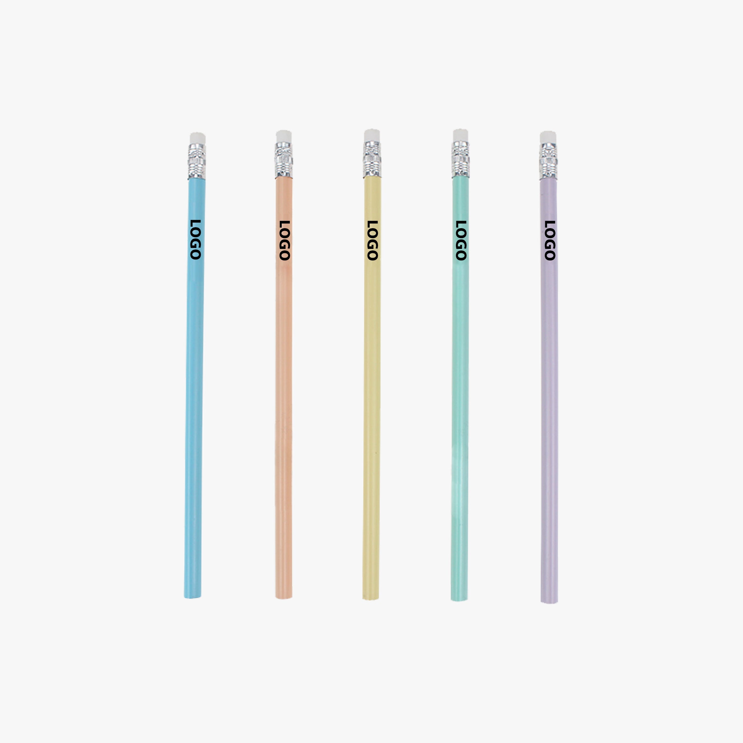 Multicolor Stationery Pencil | 三角彩桿帶橡皮鉛筆定制