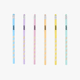 Multicolor Stationery Pencil | 三角馬卡龍色洞洞橡皮頭鉛筆定制