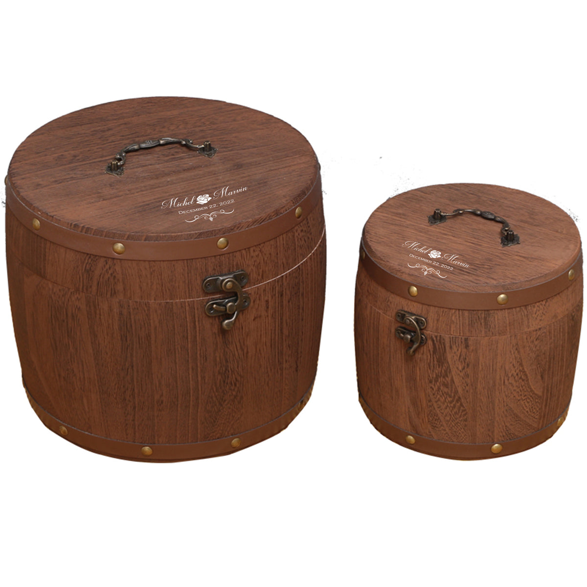 【男士禮物】送男士茶葉木桶茶葉罐實木包裝木盒logo訂製