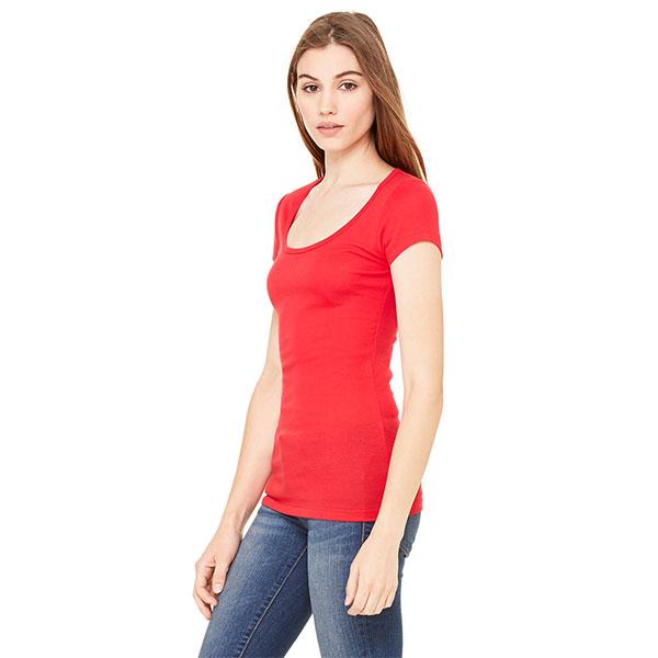 Women's Wide Neck T Shirt