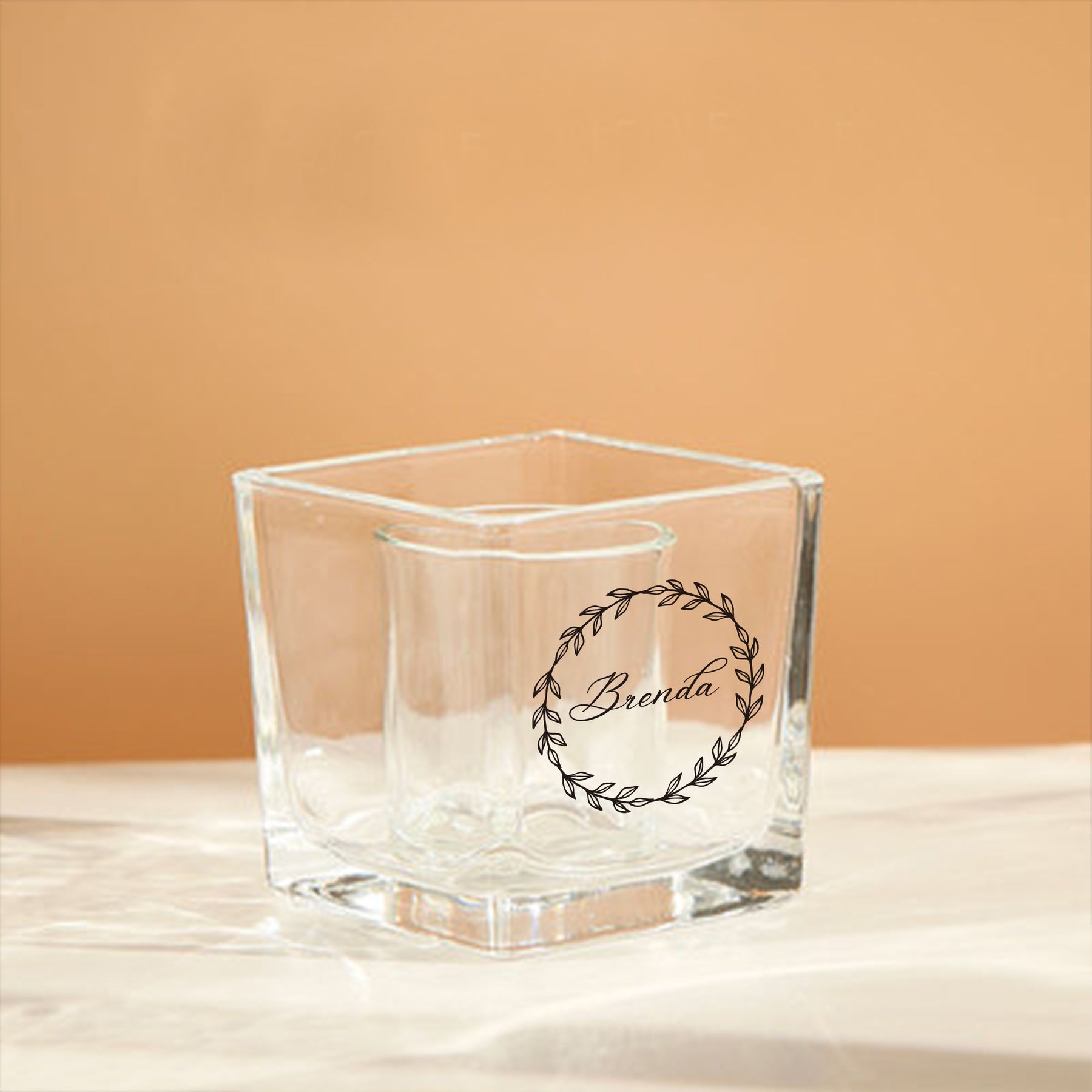 【家居系列】訂製蠟燭香薰玻璃杯 客製logo玻璃燭臺套杯