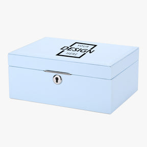 PU Homeware Jewelry Box | 精緻首飾盒 雙層大容量首飾珠寶收納盒定制BG23-57