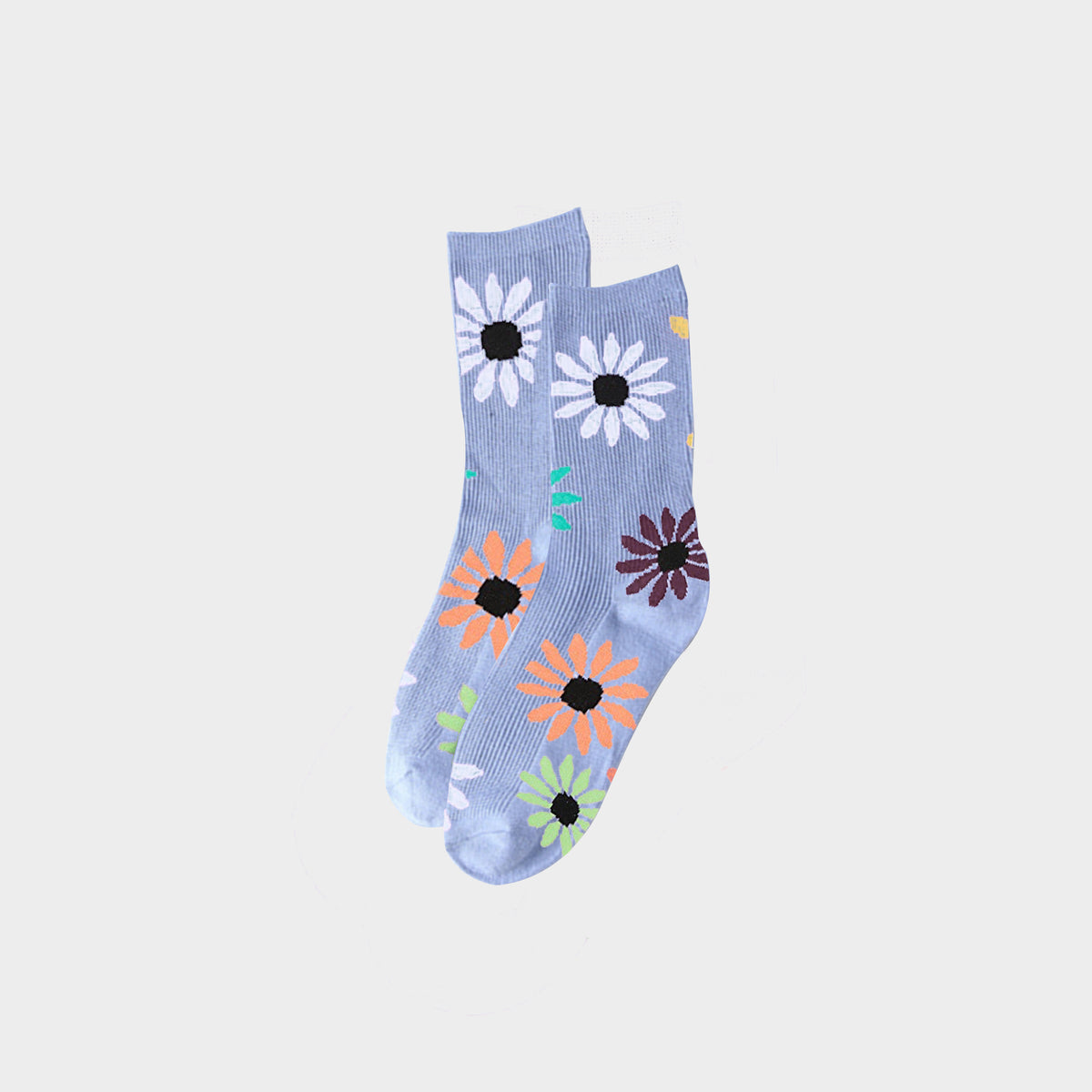 【女裝系列】訂製彩色長襪 創意印花長襪訂製（2對）