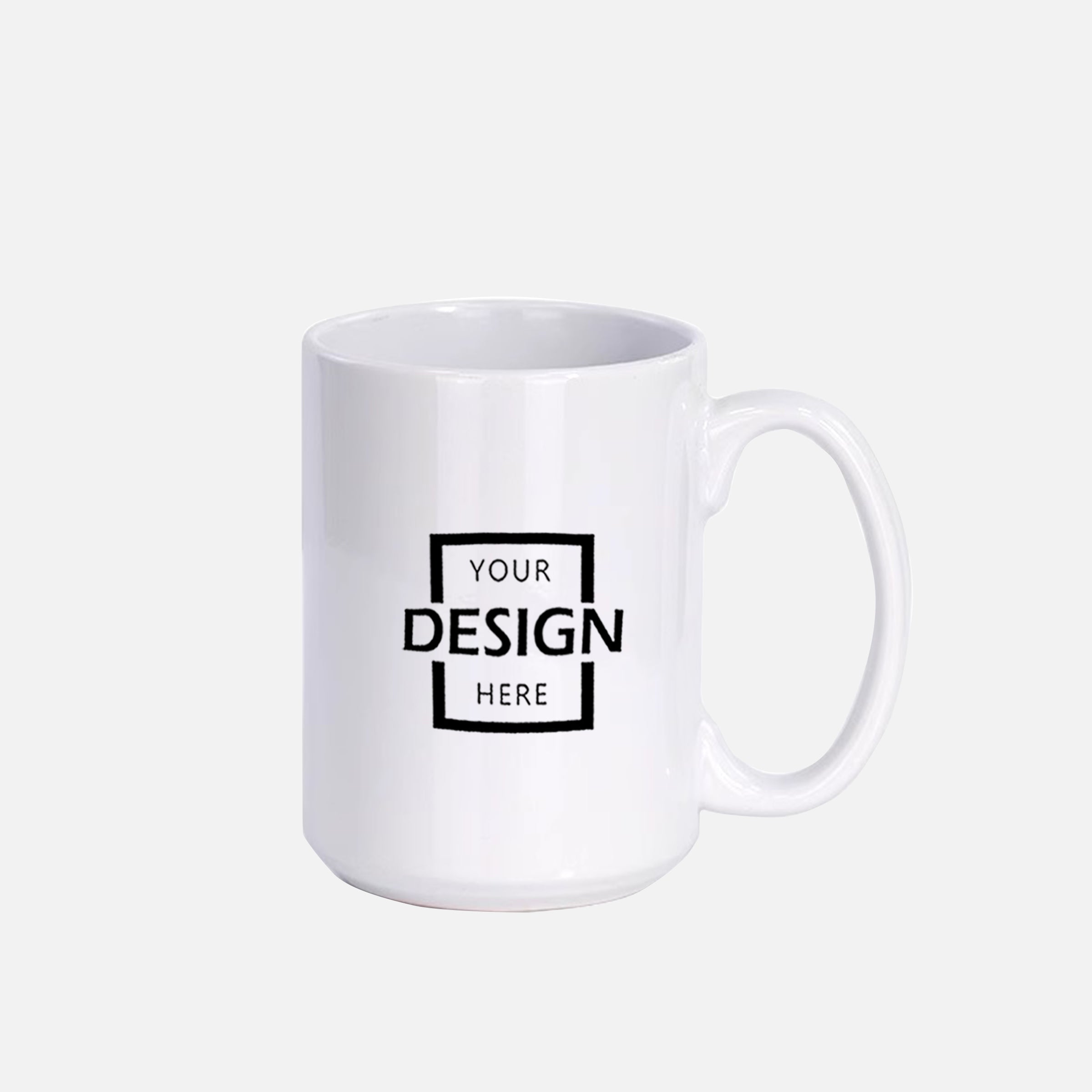 White Paint Layer White Cup Mug∣白色馬克杯HK訂製杯BG26-92
