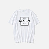 200G Combed Cotton Solid Short Sleeve Polyester T-Shirt | HK 衫  聚酯T恤衫定制