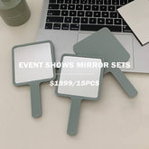 【Event Gifts】 Handheld Mirror & Vanity Mirror Customization Handheld Mirror & Vanity Mirror  Printing Logo X 15PCS |活動展示鏡子15件套裝訂製  手持化妝鏡訂製