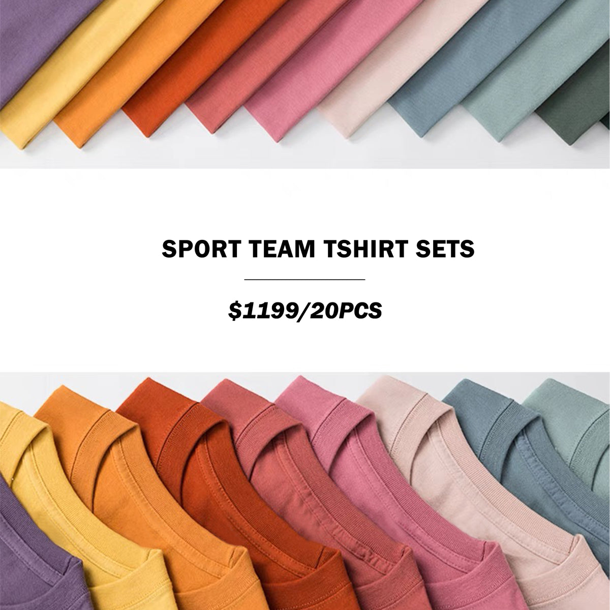 【Sport Team Gifts】T-shirt Customization T-shirt printing logo x 20pcs | T恤20件套裝定制 球隊服訂製