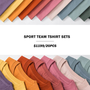 【Sport Team Gifts】T-shirt Customization T-shirt printing logo x 20pcs | T恤20件套裝定制 球隊服訂製