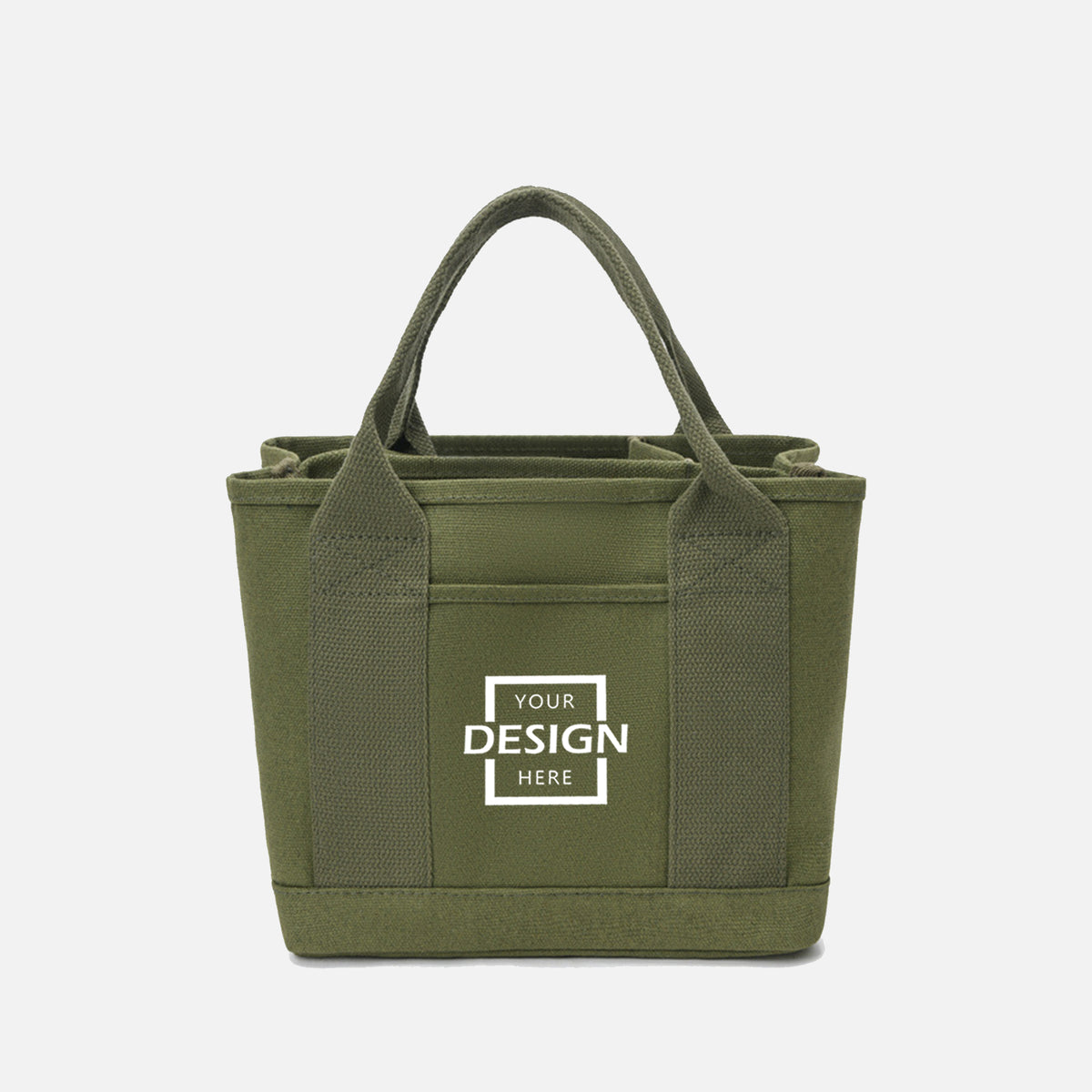 Simple Portable Lunch Bag Solid Color Canvas Lunch Bag∣訂製簡約手提午餐包