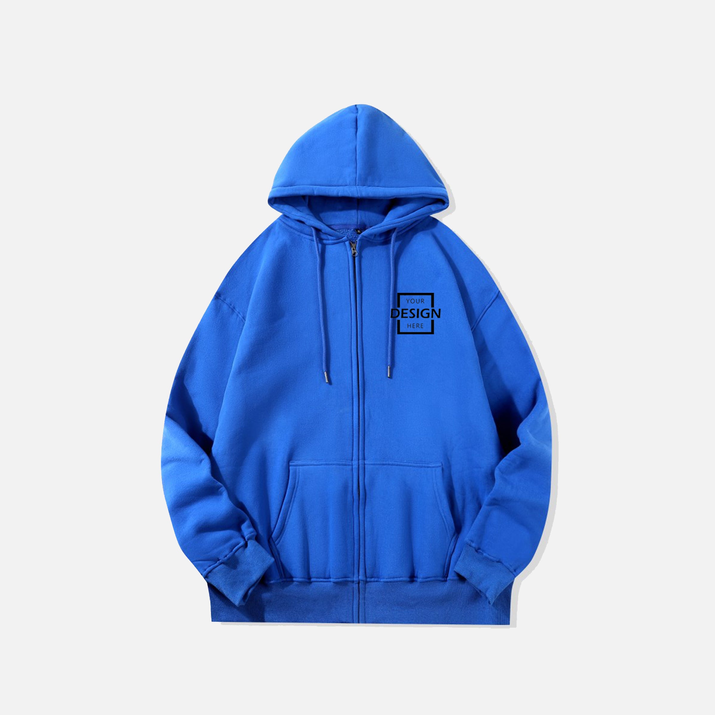 Pure Cotton Hoodie&Sweater Zipper Hoodie  | HK 簡約純色拉鏈連帽衫定制
