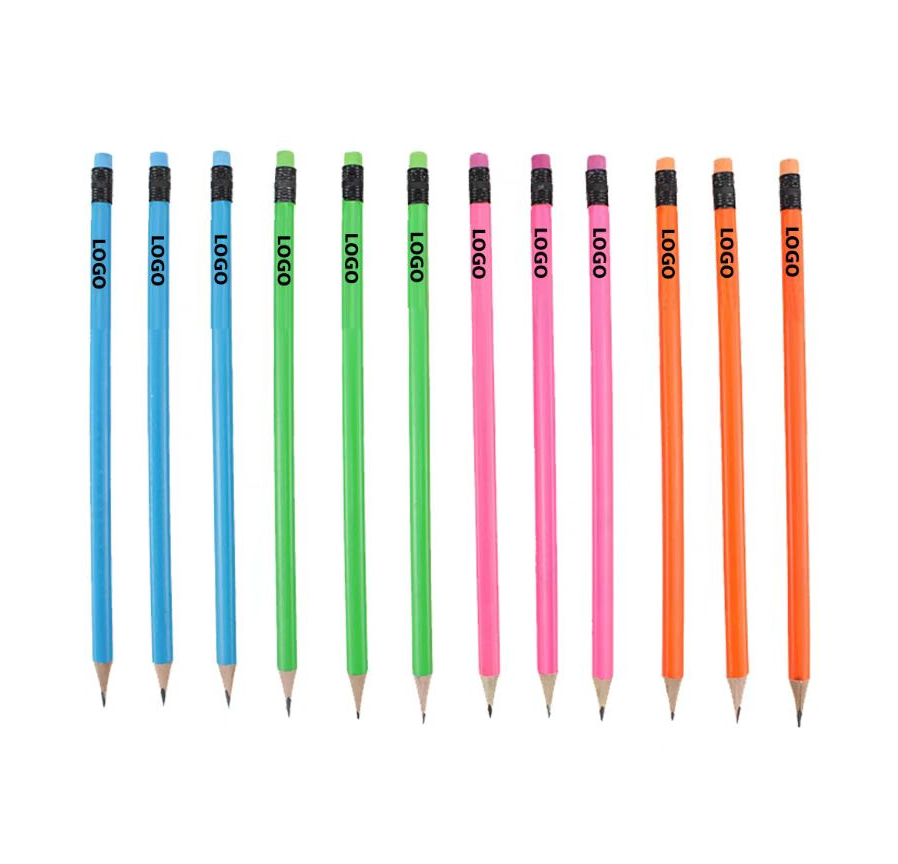 Solid Color Stationery Pencil | 簡約彩虹色三角杆鉛筆定制