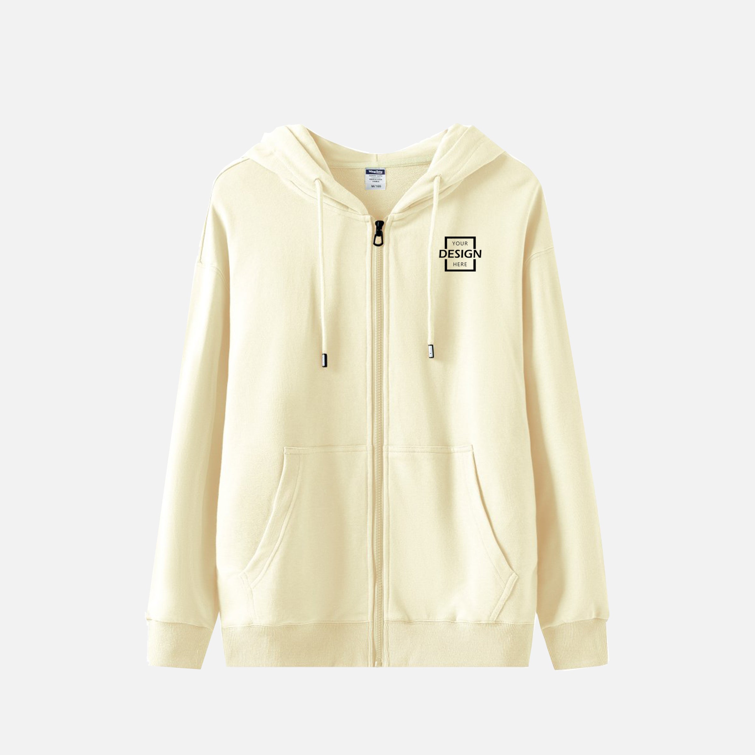 300g Hoodie&Sweater Zipper Hoodie  | HK 簡約純色拉鏈連帽衫定制